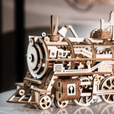 DIY Movable Locomotive Train Wooden Model Building
