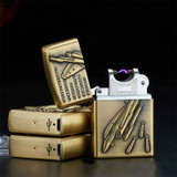 Cool Windproof Electric USB Lighter