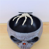 Halloween Prop Skull Horror Fruit Candy Bowl Party Decorations
