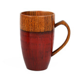 Premium Large Tall Handmade Wooden Tea Cup Coffee Mugs