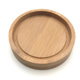 Bamboo Coaster Saucer Espresso Coffee Double Glass Set Tea Cup
