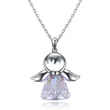 Crystal Guardian Jewelry Angel Necklace