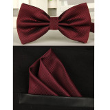 Vintage Silk Handkerchief Bow Tie