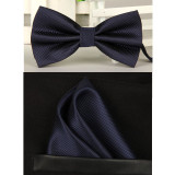 Vintage Silk Handkerchief Bow Tie