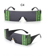 Rectangle Sunglasses Womens