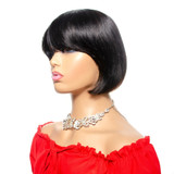 Human Hair Short Bob Wigs