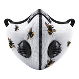 Cutest Little Bumble Bee Face Mask Covers - Mesh & Activated Carbon FILTER