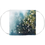 Kananaskis landscape painting- Face Mask Covers