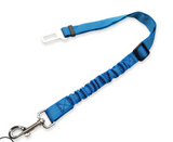 Dog Leash with connection to Seat Belt in Vehicle