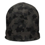 Gym Class Camo Barbells -  All-Over Print Beanie