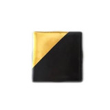 Metallic Gold and Black Coaster