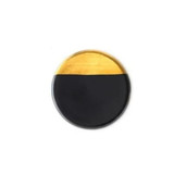 Metallic Gold and Black Coaster