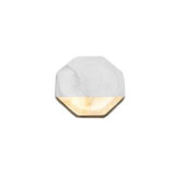 Gold-Plated Marble Coaster