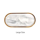 Gold-Plated Oval Tray
