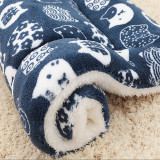 Soft Thickened Pet Dog Cat Fleece Mat Pet Blanket Bed Cover Pad for Large Dogs Sofa Cushion Warm Sleeping Puppy Bed