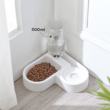 1.5L Pet Dog Cat Bowl Automatic Feeder Fountain Water Drinking for Dogs Indoor Kitten Puppy Bowls Feeding Container Pet Supplies