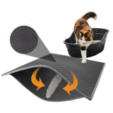 Pet Cat Litter Mat Waterproof EVA Double Layer Cat Litter Trapping Pet Litter Box Mat Clean Pad Products For Cats Accessories Pet Cat Litter Mat Waterproof EVA Double Layer Cat Litter Trapping Pet Litter Box Mat Clean Pad Products For Cats Accessories