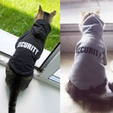 Security Cat Clothes Pet Cat Coats Jacket Hoodies For Cats Outfit Warm Pet Clothing Rabbit Animals Pet Costume for Dogs 30