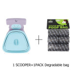Dog Pet Travel Foldable Pooper Scooper With 1 Roll Decomposable bags Poop Scoop Clean Pick Up Excreta Cleaner Epacket Shipping Dog Pet Travel Foldable Pooper Scooper With 1 Roll Decomposable bags Poop Scoop Clean Pick Up Excreta Cleaner Epacket Shipping