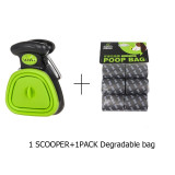 Dog Pet Travel Foldable Pooper Scooper With 1 Roll Decomposable bags Poop Scoop Clean Pick Up Excreta Cleaner Epacket Shipping Dog Pet Travel Foldable Pooper Scooper With 1 Roll Decomposable bags Poop Scoop Clean Pick Up Excreta Cleaner Epacket Shipping