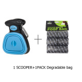 Dog Pet Travel Foldable Pooper Scooper With 1 Roll Decomposable bags Poop Scoop Clean Pick Up Excreta Cleaner Epacket Shipping Dog Pet Travel Foldable Pooper Scooper With 1 Roll Decomposable bags Poop Scoop Clean Pick Up Excreta Cleaner Epacket Shipping