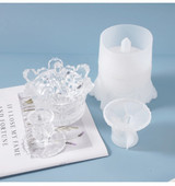 Large Crystal Storage Box Resin Trinket Dish Mold, Unique Mold