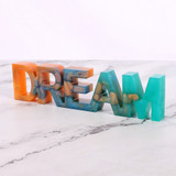 DREAM Sign Silicone Resin Mold, Unique Mold