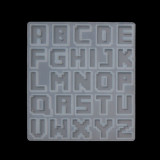 Pixel Letters Mold Alphabet Resin Mold, Unique Mold