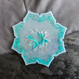 Large Star Flower Resin Coaster Mold, DIY Mold
