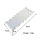 Agate Slice Silicone Rectangle Tray Mold