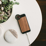 iPhone 8 / iPhone 7 Case || Moment Photo Case in Black Canvas - Thin, Protective, Wrist Strap Friendly case for Camera Lovers.