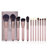 Metallic Pink beauty Make up brush Soft blush Powder Foundation Eyeshadow brush