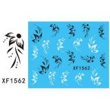 Flower Nail Water Sticker Leaf Lace Design Nail Art Decal Beauty Decoration