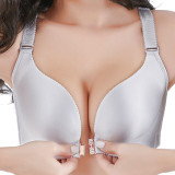Women's Plus Size Front Closure Sexy Push Up Bra