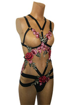 Full Body Multicolor Floral Body Harness