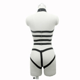 Gege Full Body Bondage Harness Bra Goth Fetish Lingerie