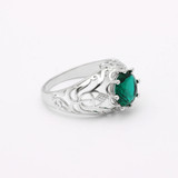 Colorful stone gothic ring