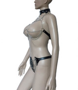 Sexy Chain Bra Harness Top and Bottom Set