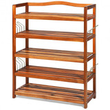 Wooden Free standing Shoe Organizer....