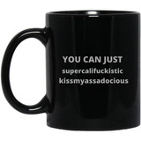 You can Black Mug (Grey Lettering) 11 oz