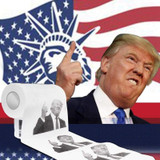 Donald Trump Toilet Paper Finger Pointing Set Gag Stuff