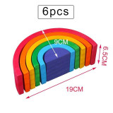 Wooden Rainbow Blocks Toy For Babies Awesome Stuff