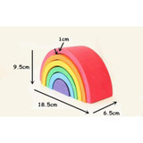 Wooden Rainbow Blocks Toy For Babies Awesome Stuff