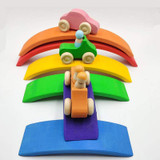 Wooden Rainbow Blocks Toy For Babies Awesome Stuff