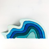 Wooden Rainbow Blocks Toy For Babies Awesome Stuff