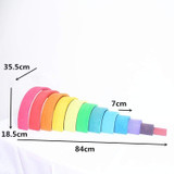 Wooden Rainbow Blocks Toy For Babies Awesome Stuff