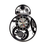 Star Wars Wall Clock with LED Vintage Vinyl Record Clocks