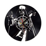 Star Wars Wall Clock with LED Vintage Vinyl Record Clocks