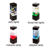 Jellyfish Mood Lamp Aquarium Style LED Night Lamp Office Desk Lamp