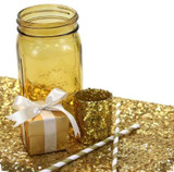 12 Gold Sequin Table Runner